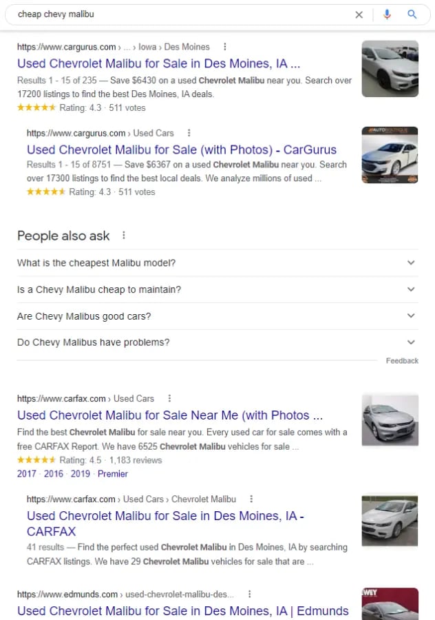 transactional-intent-serp-example